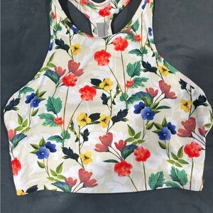 Fabletics M Floral Racerback Sports Bra